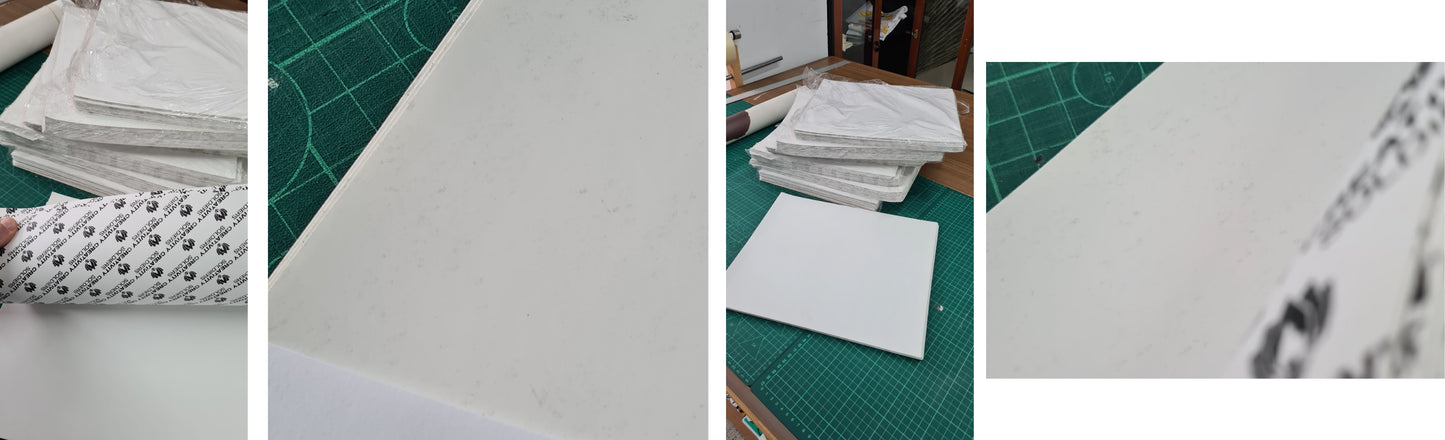 Pack de 100 pliegos eggshell con defecto 30x35 cm